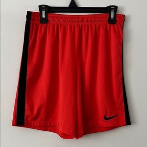 Nike Red and Black Sports Shorts